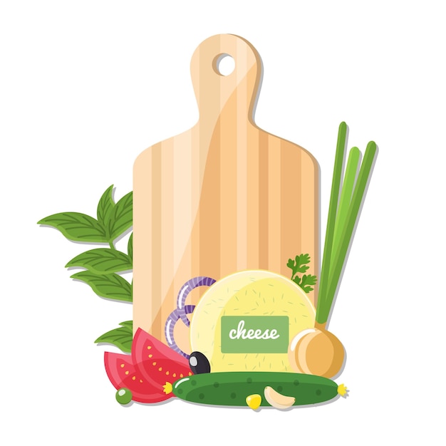 składniki na blacie